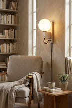 Atlas Globe Wall Sconce