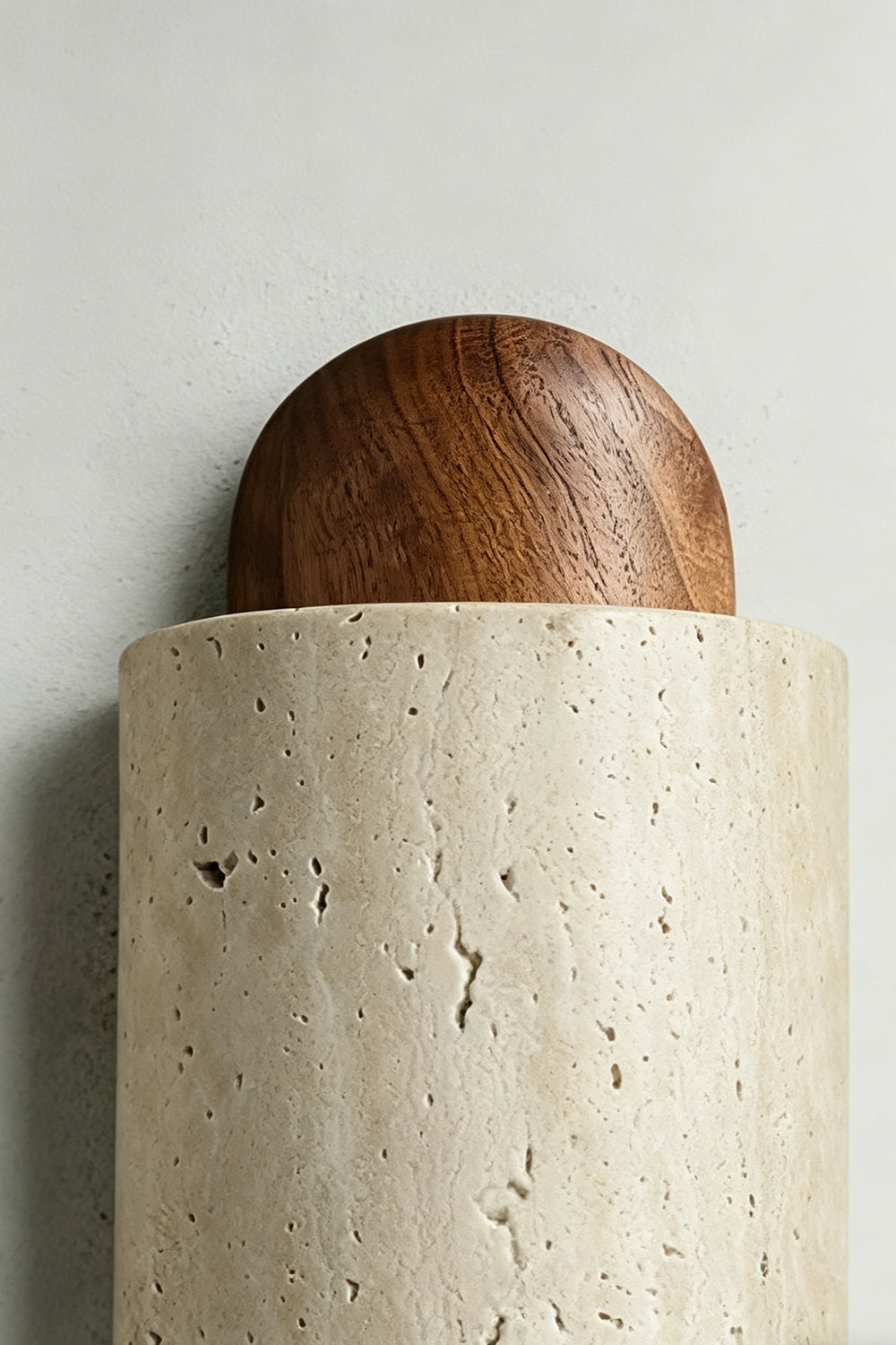 Aura Travertine Wall Light