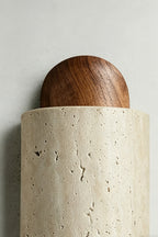Aura Travertine Wall Light