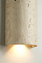 Aura Travertine Wall Light