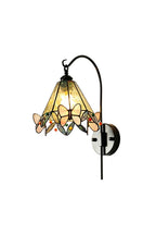 Aura Vine Stained Glass Wall Sconce