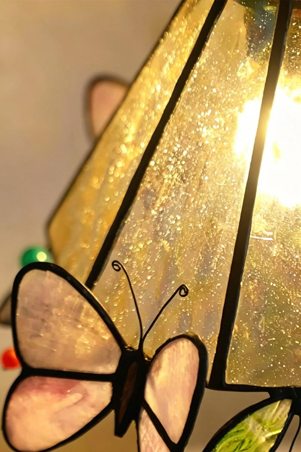 Aura Vine Stained Glass Wall Sconce