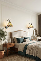 Aura Vine Stained Glass Wall Sconce