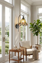 Aura Vine Stained Glass Wall Sconce
