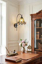 Aura Vine Stained Glass Wall Sconce