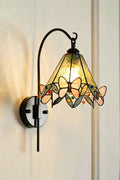 Aura Vine Stained Glass Wall Sconce