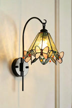 Aura Vine Stained Glass Wall Sconce