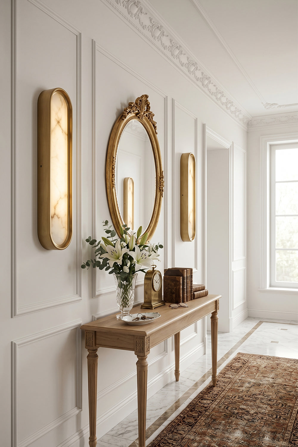 Aurelia Alabaster Wall Light