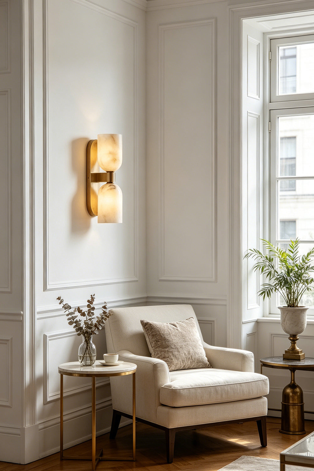 Aurelian Alabaster Wall Light