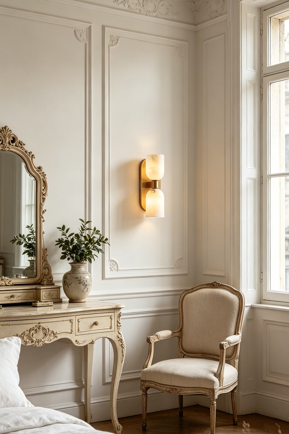 Aurelian Alabaster Wall Light