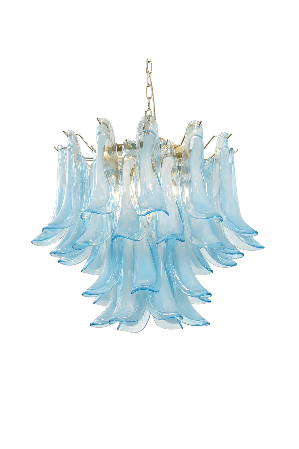 Azurea Petal Glass Chandelier