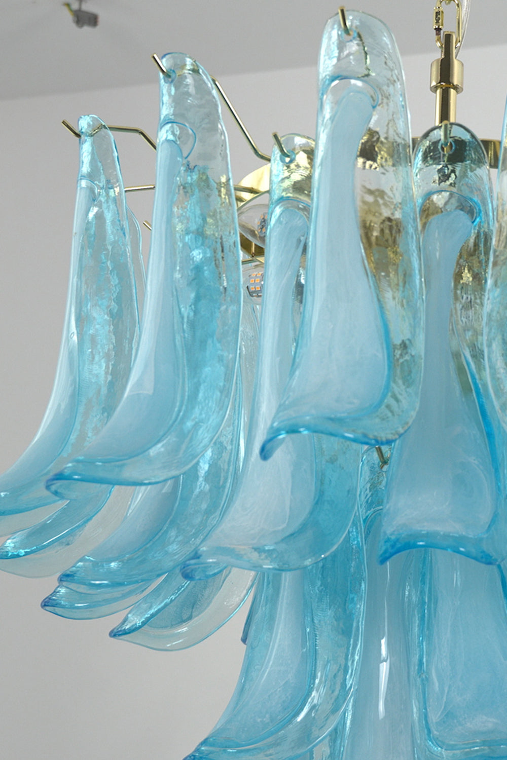 Azurea Petal Glass Chandelier