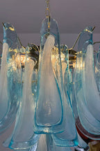 Azurea Petal Glass Chandelier