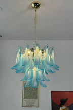 Azurea Petal Glass Chandelier
