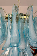 Azurea Petal Glass Chandelier