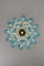 Azurea Petal Glass Chandelier