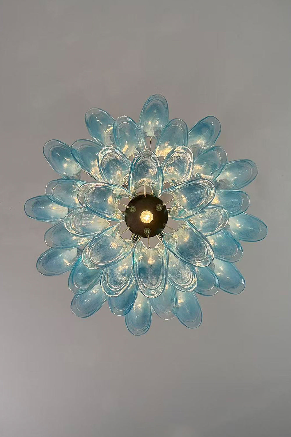 Azurea Petal Glass Chandelier