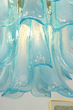 Azurea Petal Glass Chandelier