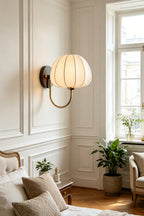 Baird Mid Century pumpkin Wall Lamp