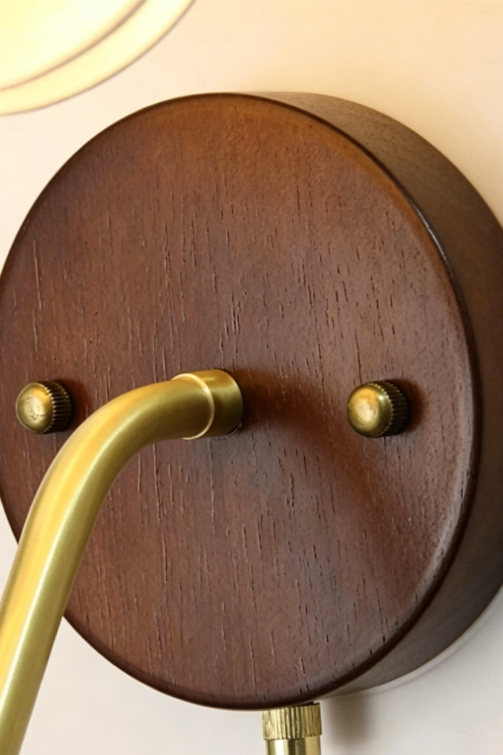 Baird Mid Century pumpkin Wall Lamp