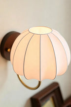 Baird Mid Century pumpkin Wall Lamp