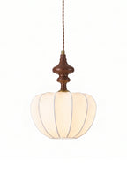 Baird Mid-Century Silk Pendant Light