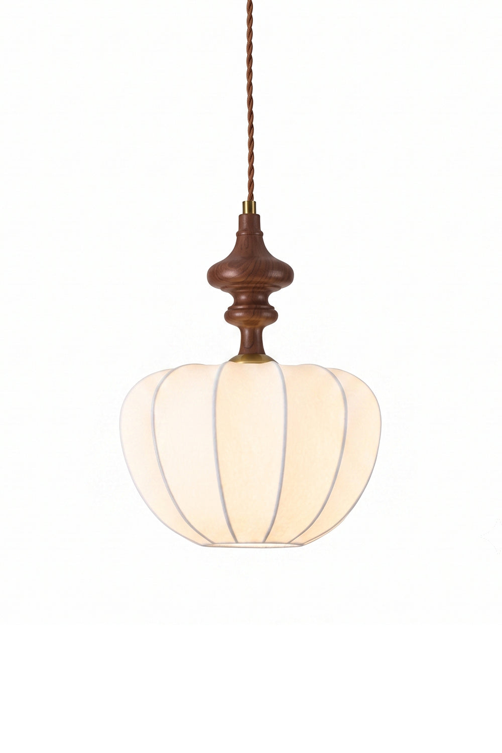 Baird Mid-Century Silk Pendant Light