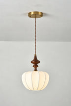 Baird Mid-Century Silk Pendant Light