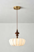 Baird Mid-Century Silk Pendant Light