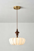 Baird Mid-Century Silk Pendant Light