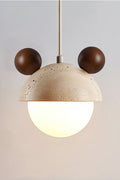 Bear Ear Travertine Pendant Lamp