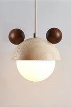 Bear Ear Travertine Pendant Lamp