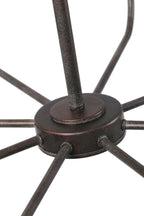 Black Iron Classic Candle Chandelier