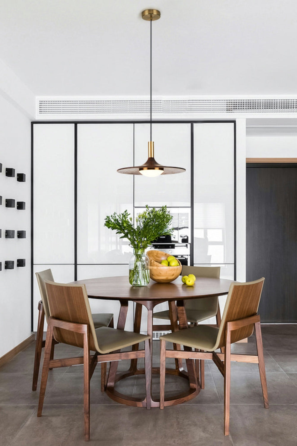 Black Walnut Pendant Lamp