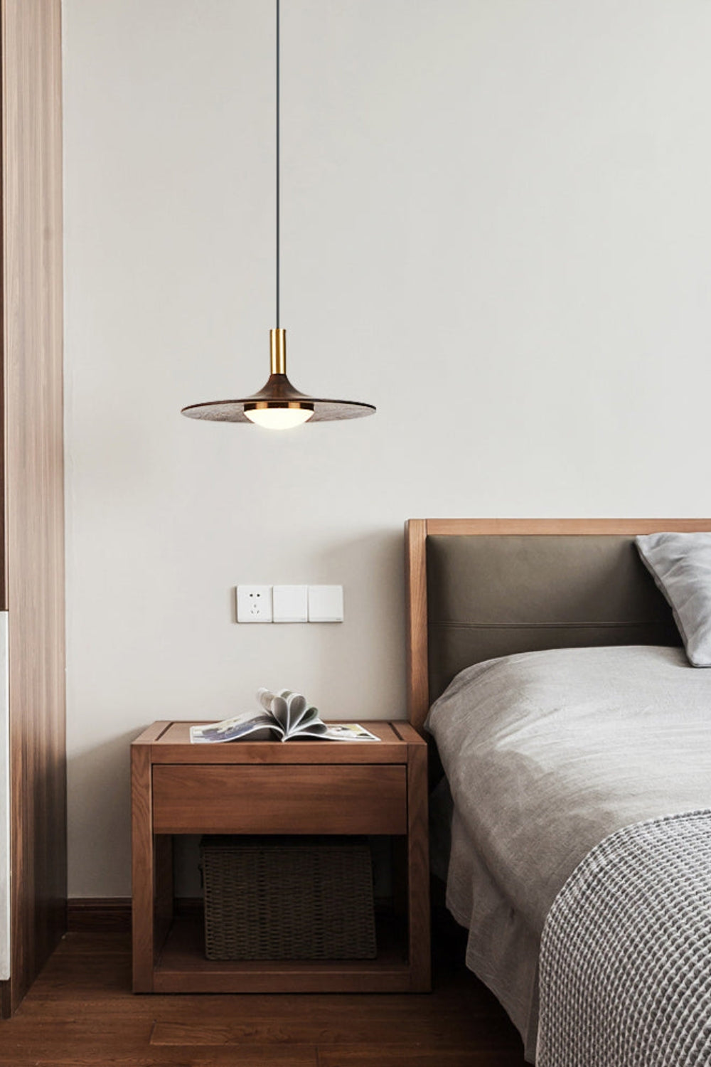 Black Walnut Pendant Lamp