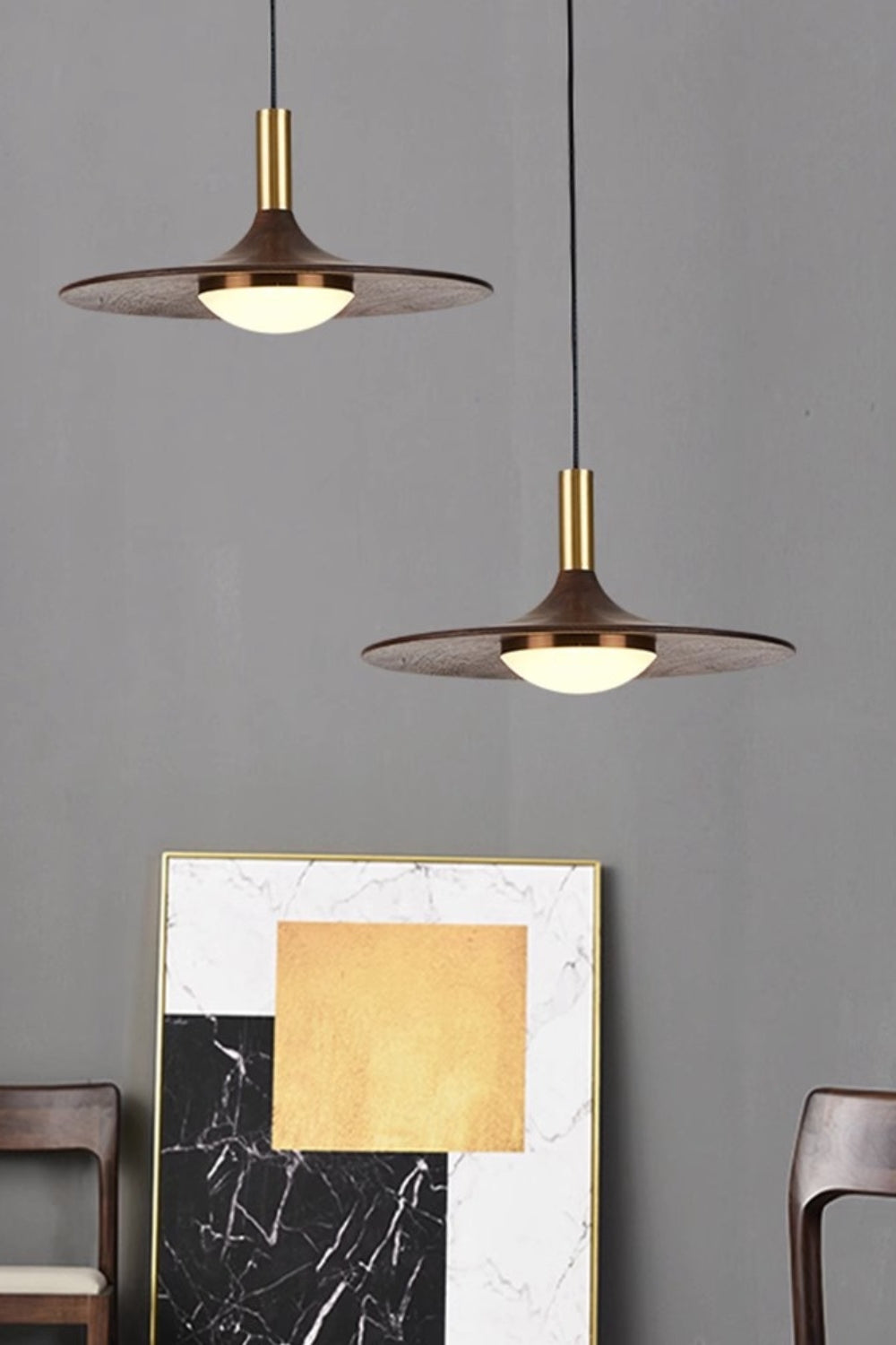 Black Walnut Pendant Lamp