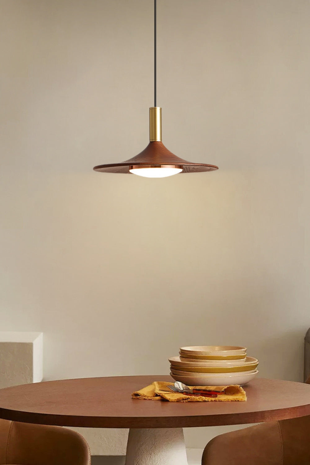 Black Walnut Pendant Lamp