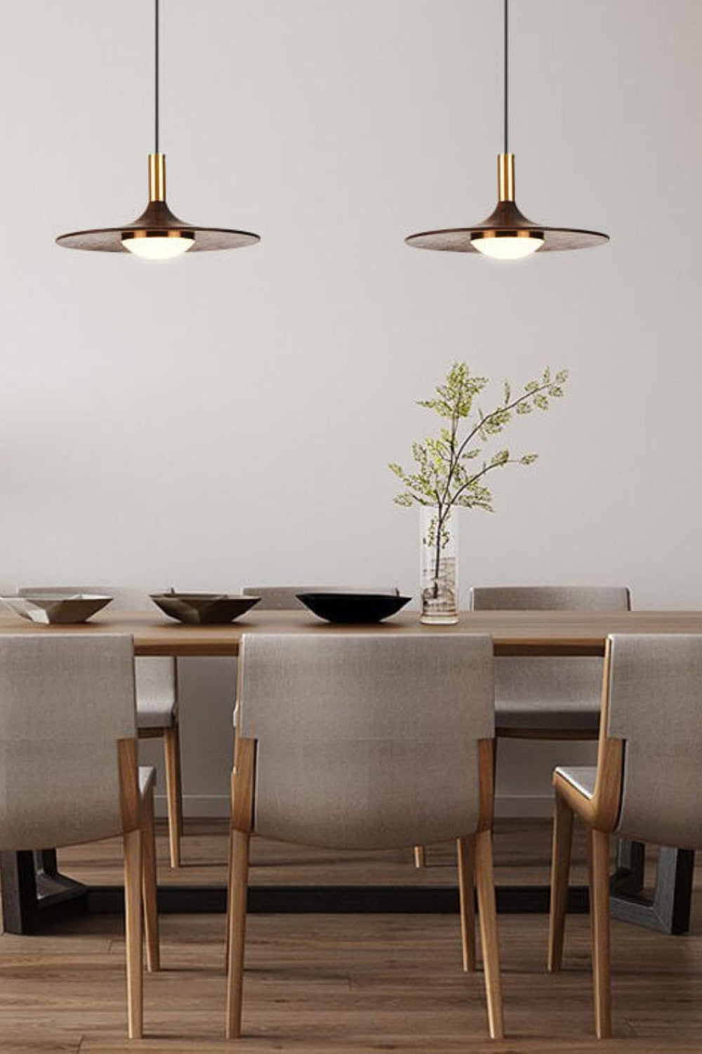 Black Walnut Pendant Lamp
