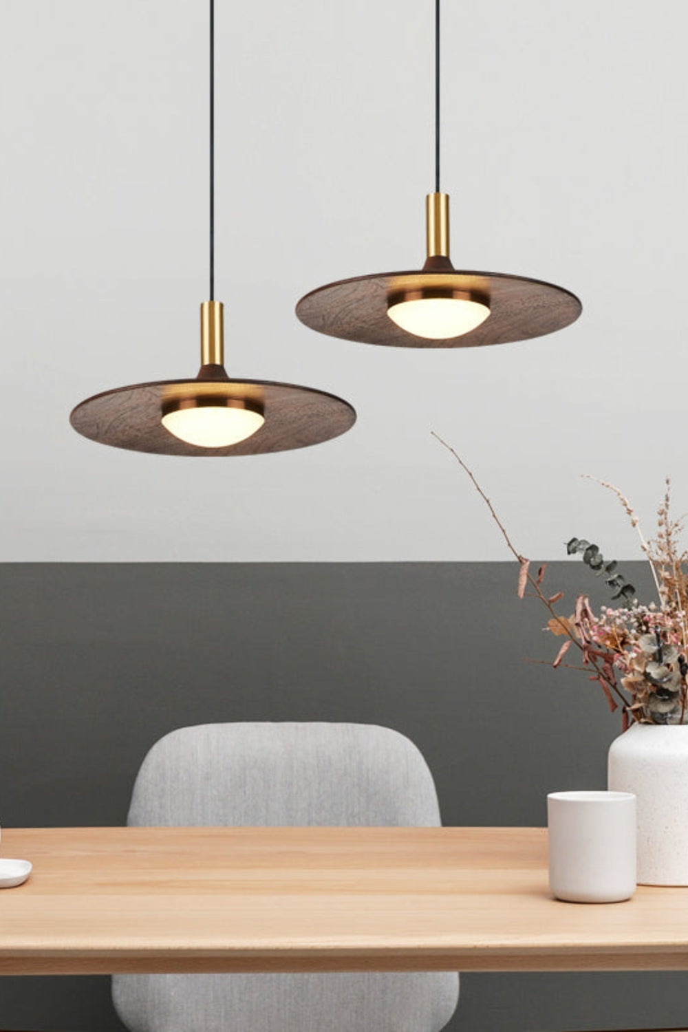 Black Walnut Pendant Lamp