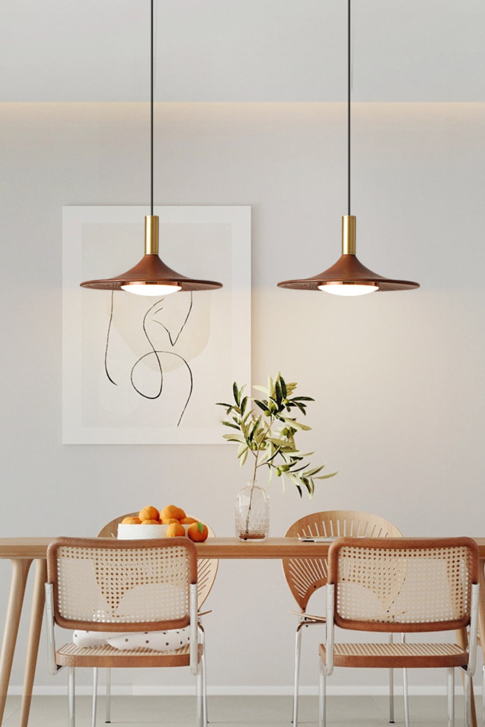 Black Walnut Pendant Lamp