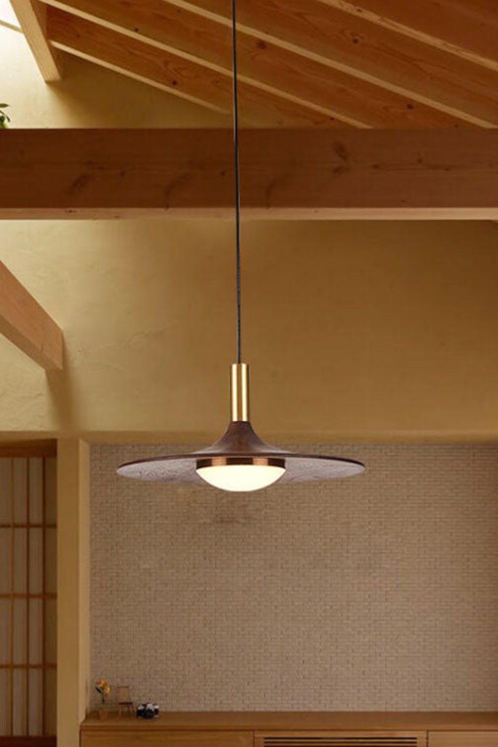 Black Walnut Pendant Lamp