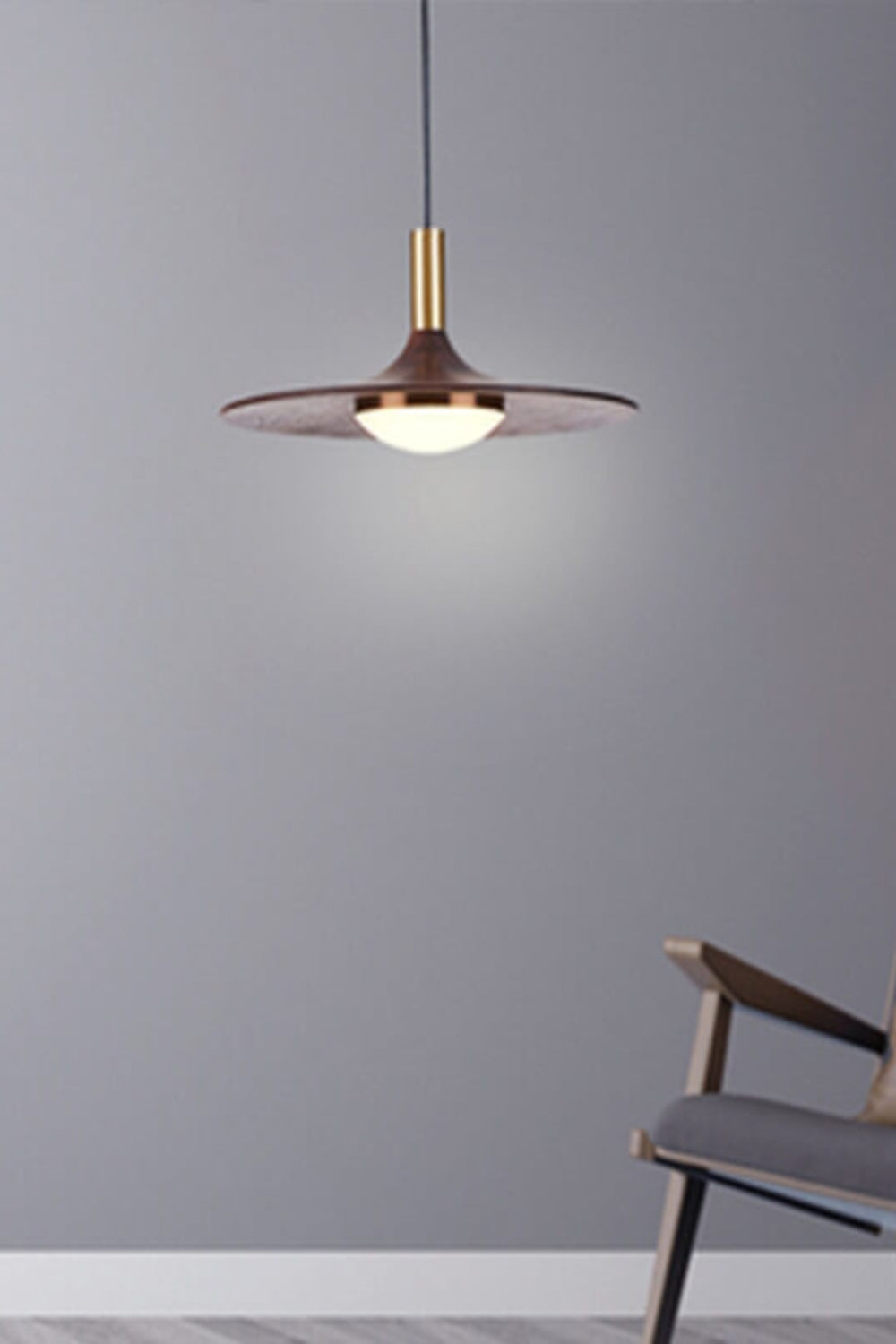 Black Walnut Pendant Lamp