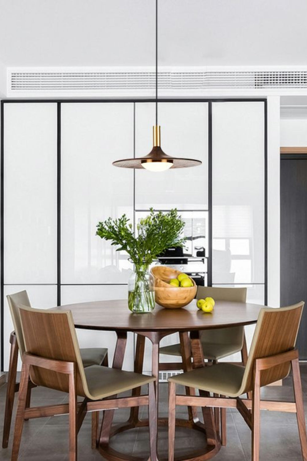 Black Walnut Pendant Lamp