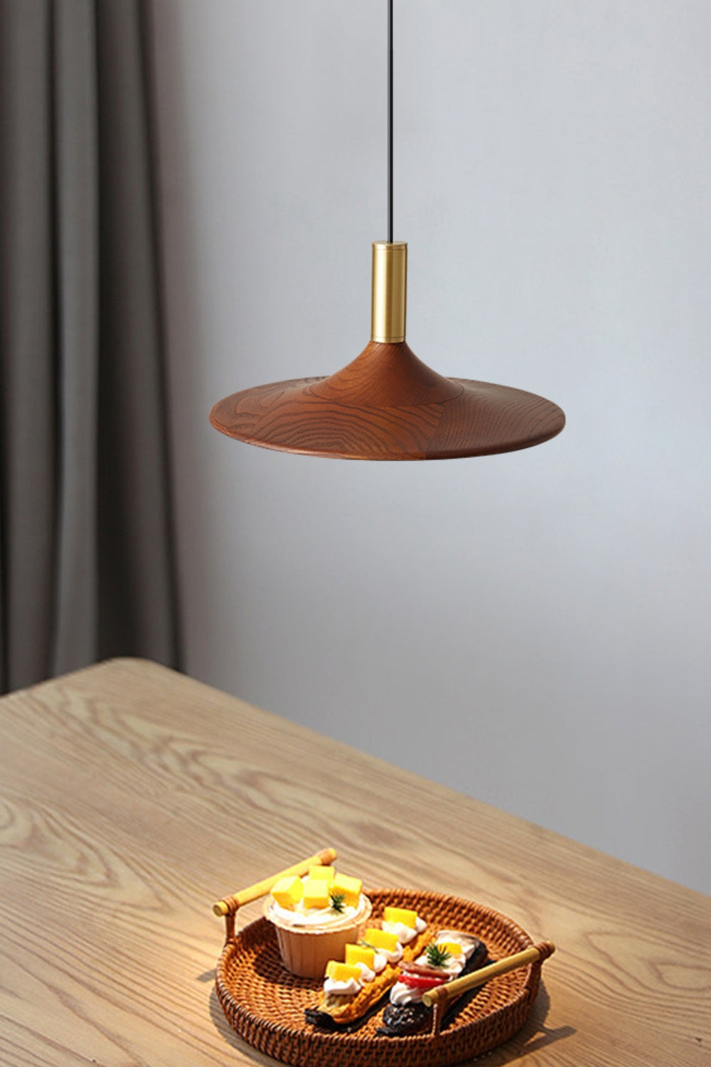 Black Walnut Pendant Lamp