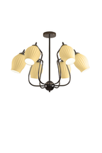 Blooming Petal  Glass Chandelier