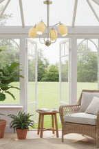 Blooming Petal  Glass Chandelier