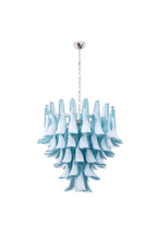 Blue Art Petal Chandelier