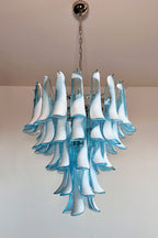 Blue Art Petal Chandelier