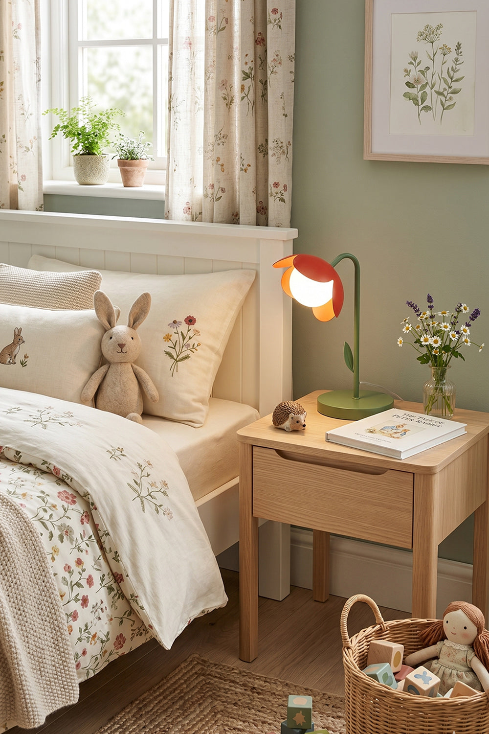 Botanical Aura Metal Table Lamp