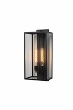 Brass Box Outdoor Wall Light